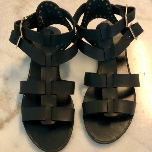 New Look Leather Look Gladiator Flat Sandal - Picture 2 of 6